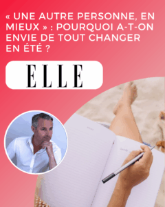 🌞 L’été, cette saison où l’on veut tout réinventer… même soi. Nouvelle coupe, nouveaux projets, nouvelle vie ? Et si cette envie de tout changer cachait un besoin plus profond ? Dans cet article pour @ellefr, j’explique pourquoi l’été agit comme un déclencheur psychologique puissant. Ce moment suspendu nous reconnecte à un “moi fantasmé”, celui qu’on aimerait devenir, loin des habitudes et des injonctions du quotidien. ✨ Parce qu’au fond, changer de décor… c’est souvent une manière de tester un nouveau rôle dans notre propre pièce intérieure. 📖 À lire sur mon site Internet : https://www.richomme-psy.fr/presse/ 💬 Et vous, qui rêvez-vous d’être quand vous changez d’air ? #ChristianRichomme #psychanalyste #psycho #été #enviedechangement #transformationpersonnelle #ellemagazine #identité #vacances #psychologie #changerdevie #moiidéal #bienêtre #ELLE #Presse #Fashion #Mode