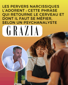 Ce n’est pas moi, c’est toi…” Cette phrase, vous l’avez sûrement déjà entendue… mais saviez-vous qu’elle peut être l’arme préférée des pervers narcissiques ? Dans mon nouvel article pour Grazia, j’explique comment certaines formules apparemment anodines deviennent de véritables outils de manipulation mentale, et comment s’en protéger. 👉 Si vous sentez que quelqu’un retourne toujours la faute contre vous, il est peut-être temps de décrypter les dessous psychologiques de ces phrases piégées. 🔗 Rze trouvez l’article sur mon site Internet 💬 Et vous, avez-vous déjà entendu (ou dit) cette fameuse phrase ? #Grazia #Psychanalyse #PerversNarcissique #Manipulation #SantéMentale #Psychologie #BienÊtre #RelationsToxiques #DéveloppementPersonnel #ConfianceEnSoi #ToxicRelationship #MentalHealth #StopManipulation #RelationsHumaines #ChristianRichomme