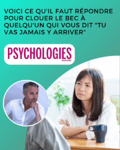 “Tu vas jamais y arriver.” Cette phrase, on l’a tous entendue. Et parfois… elle laisse une trace plus profonde qu’on ne l’admet. Dans mon nouvel article pour Psychologies Magazine, je vous donne LA réplique qui fait mouche 💥 : ferme, élégante, et surtout… libératrice. Car répondre, ce n’est pas se justifier. C’est réaffirmer sa valeur, ses choix, sa trajectoire. C’est montrer qu’on avance… même (et surtout) sans leur validation. 🧠 À lire ici : https://www.psychologies.com/moi/moi-et-les-autres-moi/Voici-ce-quil-faut-repondre-pour-clouer-le-bec-a-quelquun-qui-vous-dit-Tu-vas-jamais-y-arriver-607328 💬 Et vous, quelle phrase vous a boosté quand on ne croyait pas en vous ? Partagez en commentaire ⬇️ #motivation #affirmationdesoi #confianceensoi #tuvasyarriver #psychologiesmagazine #ChristianRichomme #développementpersonnel #penseepositive #répliquechoc #mieuxcommuniquer #citationinspirante #soutien #conseilpsy #réponsesmalignes #psychologiepositive #toxicitéordinaire