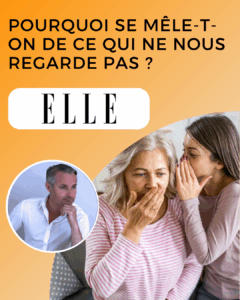 Pourquoi se mêle-t-on de ce qui ne nous regarde pas ? 🤔 Parfois par souci d’aider… mais souvent aussi pour éviter de regarder sa propre vie, fuir ses peurs ou se sentir valorisé. Comme je l’explique dans cet article paru dans ELLE, cette habitude peut donner l’illusion d’être utile, alors qu’elle cache souvent un besoin plus personnel : reconnaissance, importance sociale, confiance en soi… La clé ? Savoir où s’arrête l’aide et où commence l’intrusion. Et parfois, simplement demander : « Veux-tu que je te donne mon avis ? » 📄 À lire ici : https://www.richomme-psy.fr/wp-content/uploads/2025/08/Pourquoi-se-mele-t-on-de-ce-qui-ne-nous-regarde-pas-.pdf #psychologie #psychanalyse #relationshumaines #comportement #confianceensoi #developpementpersonnel #emotions #bienveillance #communication #ecoute #relation #entraide #psychologue #psy #ELLE #article #comportementhumain
