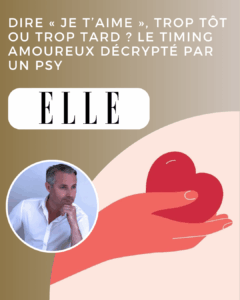 ❤️ Dire “Je t’aime” : y a-t-il vraiment un bon moment ? Entre ceux qui s’emballent dès les premières semaines et ceux qui attendent des mois avant d’oser, la question du bon timing revient sans cesse dans mon cabinet. Dire je t’aime trop tôt peut mettre une pression et masquer une peur du rejet, mais attendre trop longtemps peut fragiliser la relation. Dans ce nouvel article pour ELLE, j’explique pourquoi ces trois mots parlent autant de notre histoire affective que de notre couple, et comment trouver son propre rythme amoureux. 👉 À lire sur ELLE.fr : « Il y a-t-il un bon moment pour dire je t’aime ? » #JeTAime #Amour #PsychologieAmoureuse #RelationsSaines #Psychanalyse #ChristianRichomme #ConseilsPsy #VieDeCouple #ELLEmagazine