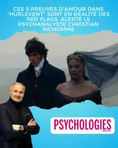 ✨ Quand amour rime avec… red flags 💔 Dans la nouvelle adaptation de Hurlevent, on nous sert une idée de l’amour intense, passionnel, “contre tout”… mais est-ce vraiment sain ? Selon le psychanalyste Christian Richomme, certaines manifestations souvent idéalisées sont en réalité des signaux d’alarme dans une relation. ￼ 👉 Swipe pour découvrir les 5 “preuves d’amour” qui ne le sont pas vraiment : 1️⃣ La jalousie présentée comme passion 2️⃣ Le besoin de contrôle déguisé en protection 3️⃣ Les silences punitifs 4️⃣ Les réconciliations qui effacent tout 5️⃣ Le sentiment d’exister seulement dans le regard de l’autre ✨ ￼ 💡 L’amour apaise, la dépendance excite. Une attention qui restreint n’est pas de l’amour — c’est du contrôle. ￼ 📲 Découvre l’analyse complète sur Psychologies.com (lien dans la bio) pour apprendre à repérer ce qui nourrit vraiment une relation… ou ce qui la détruit. 💬 #Amour #RelationSaine #RedFlags #Psycho #ChristianRichomme #Couple #Hurlevent #Psychologies ⸻